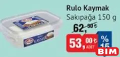 SAKIPAĞA RULO KAYMAK 150 G SAKIPAĞA RULO KAYMAK 150 G